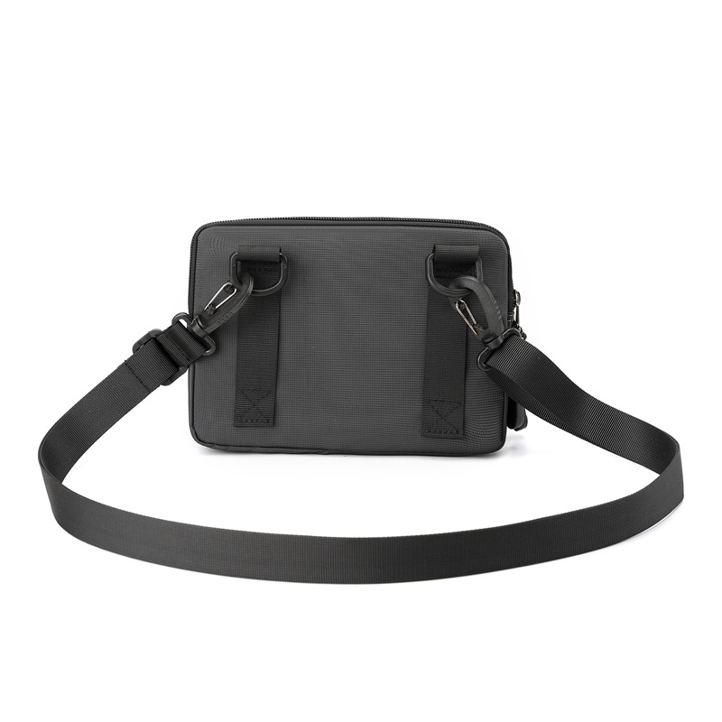 WEPOWER Cross-border new casual crossbody bag, men's bag, multi-functional single-shoulder bag, waist bag, outdoor sports small hanging bag Specification drawing