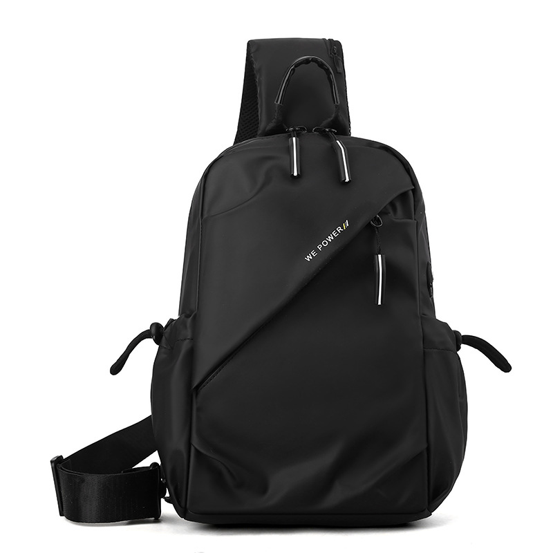WEPOWER's new multi-functional water-resistant chest bag, crossbody single-shoulder bag, casual sports backpack and men's crossbody bag Item Picture