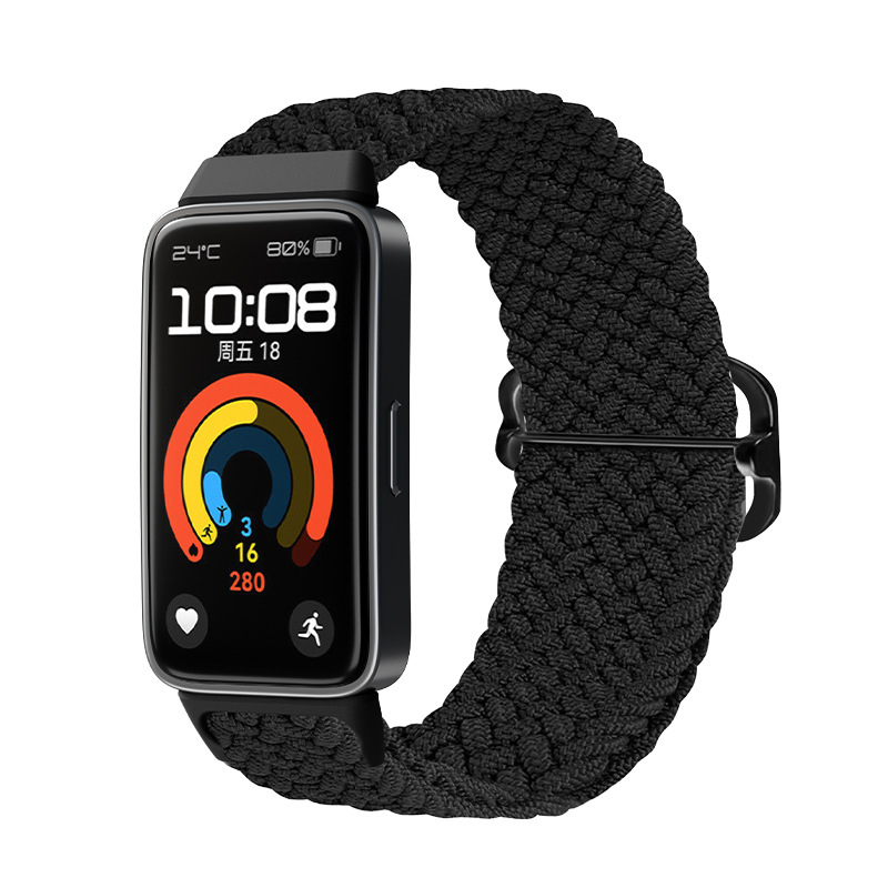 Adjustable woven replacement straps for Huawei Band 8/9 and hua wei Band 10 are in stock details Picture