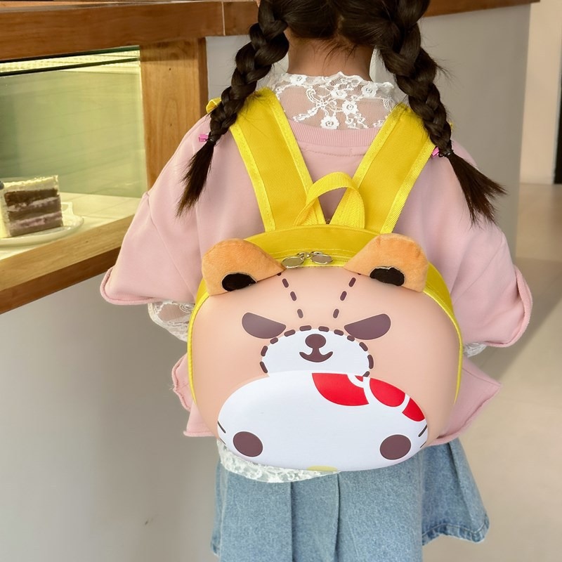 Cross-border children's hard-shell schoolbags, cartoon EVA eggshell backpacks for kindergarten kids, and three-dimensional backpacks for boys and girls Specification drawing