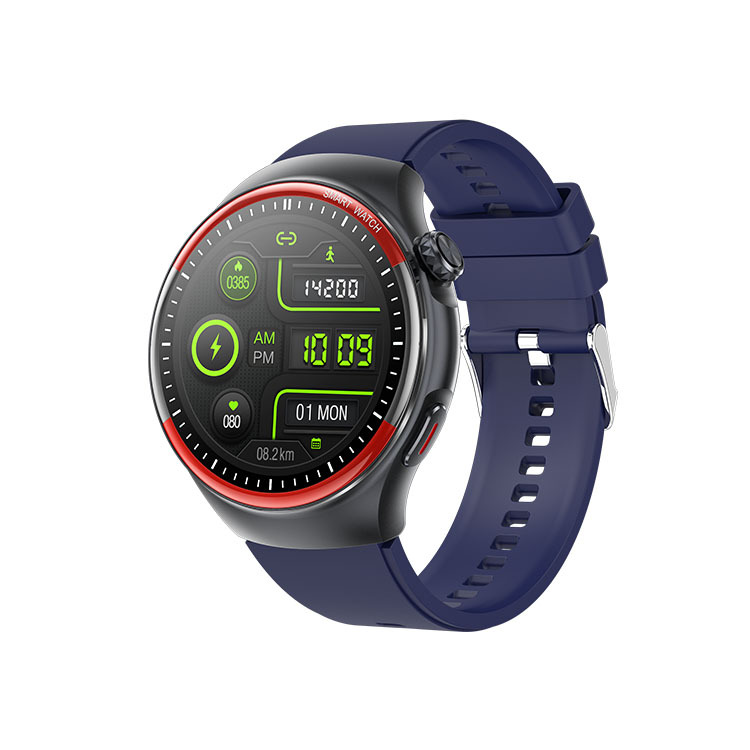 The 2025 new model T82 features 1.4AMOLDE for Bluetooth calls, high-definition blood oxygen and heart rate monitoring, NFC for body temperature and SOS for heart rate Specification drawing