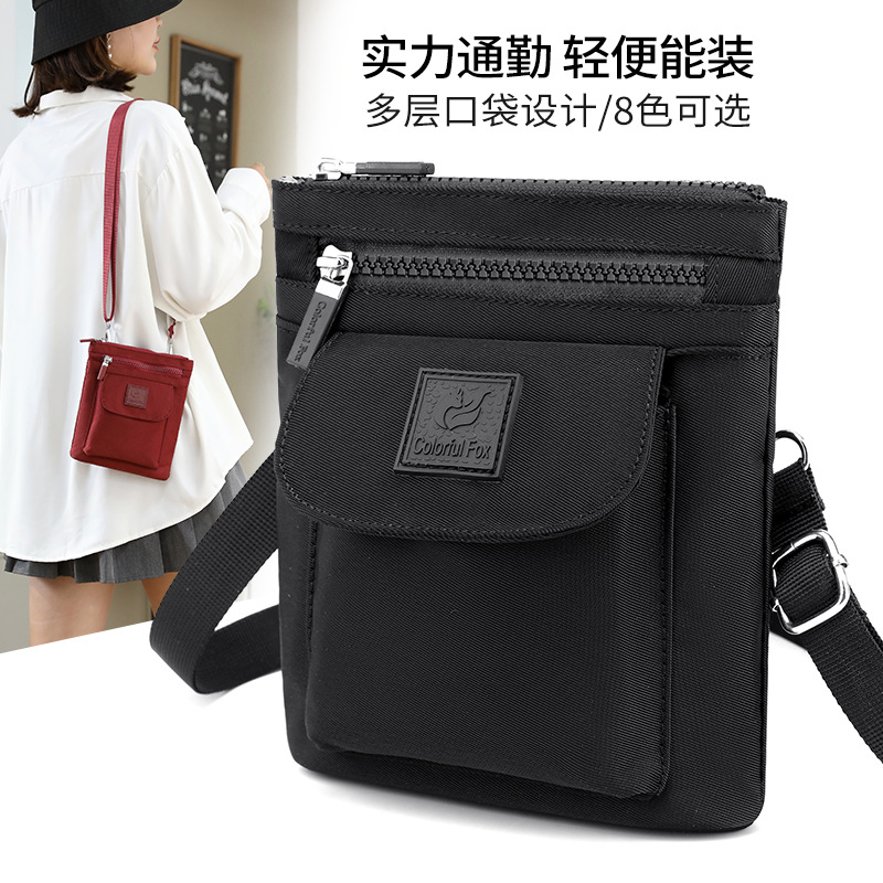 A new minimalist crossbody bag for women, a streetwear portable crossbody bag, water-resistant phone bag and waist bag details Picture