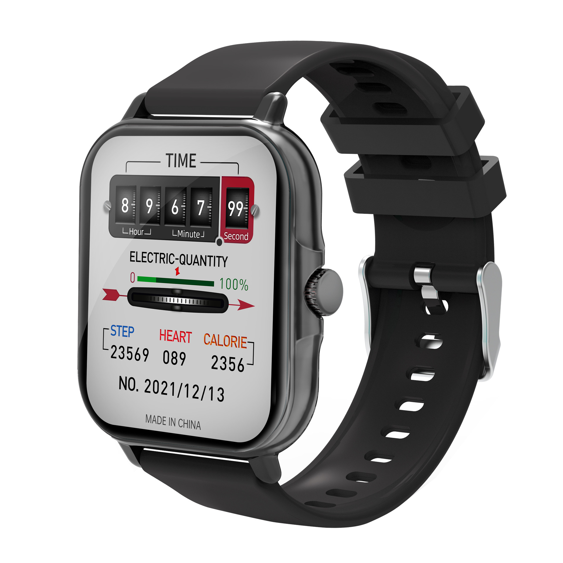 The new CT3 Bluetooth call AI voice assistant NFC access control 1.7-inch GT3050 smartwatch ring details Picture