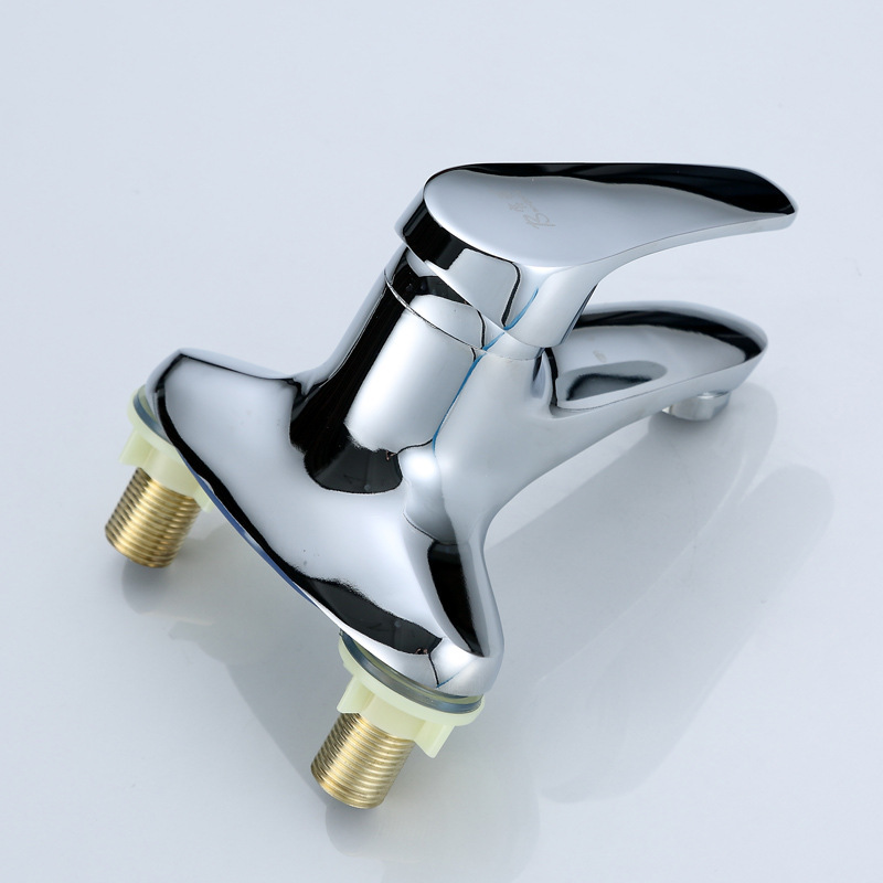 Shendas double-hole washbasin, hot and cold water faucet, old-fashioned three-hole bathroom sink, washbasin, countertop, mixing valve switch Specification drawing