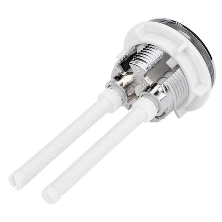 Cross-border 38mm toilet tank button, double-key switch, circular valve stem button, water-saving toilet bathroom accessories Specification drawing