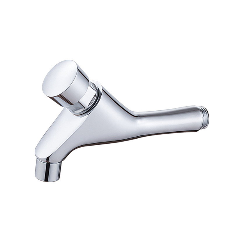 Copper delayed faucet, wall-mounted delayed faucet, delayed basin faucet, delayed faucet, copper self-closing faucet Item Picture