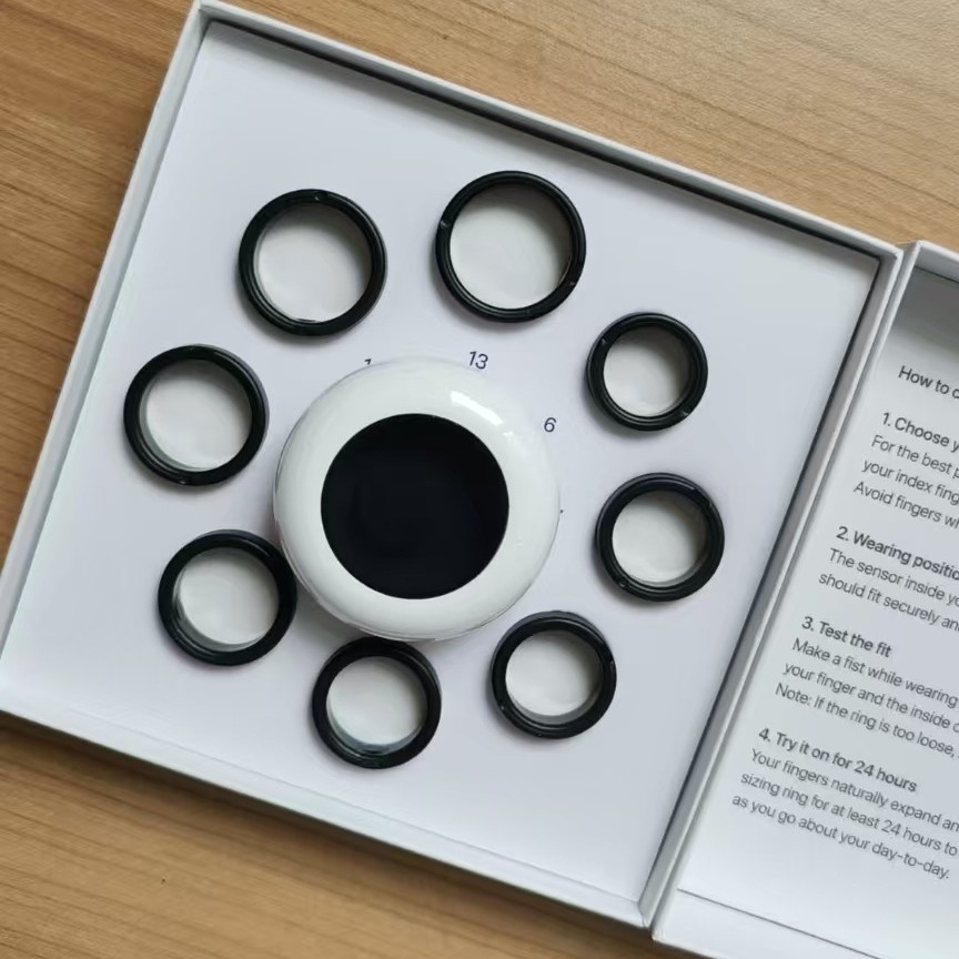 Smart ring charging case, charging box, charging cable, finger mold, various styles, high-end and high-precision ring rings, classic rings full figure