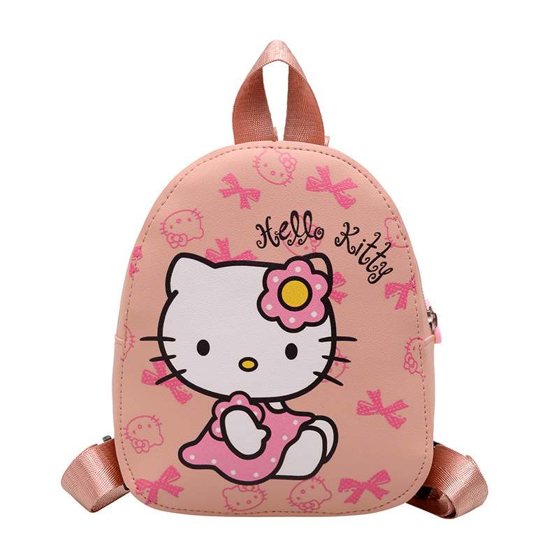 The new summer 2025 backpacks for children and girls are cute small backpacks and backpacks. The pink girls' printed bags are trendy Item Picture