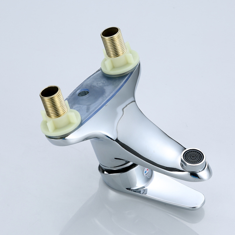 Shendas double-hole washbasin, hot and cold water faucet, old-fashioned three-hole bathroom sink, washbasin, countertop, mixing valve switch Application Scenario
