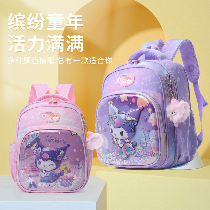 Children's schoolbags for boys and girls, primary school students from grades 1 to 3, kindergarten backpacks, cartoon cute, lightweight backpacks details Picture