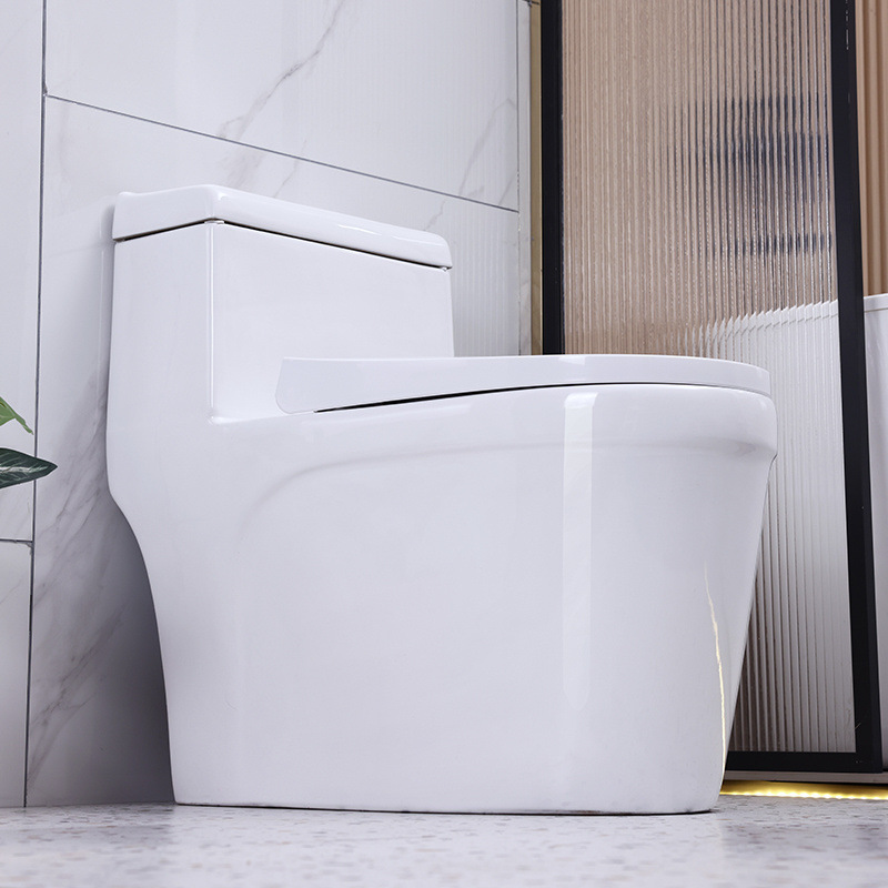 The new vortex siphon ceramic water-saving and deodorizing toilet is a large-diameter adult toilet for household bathrooms Application Scenario