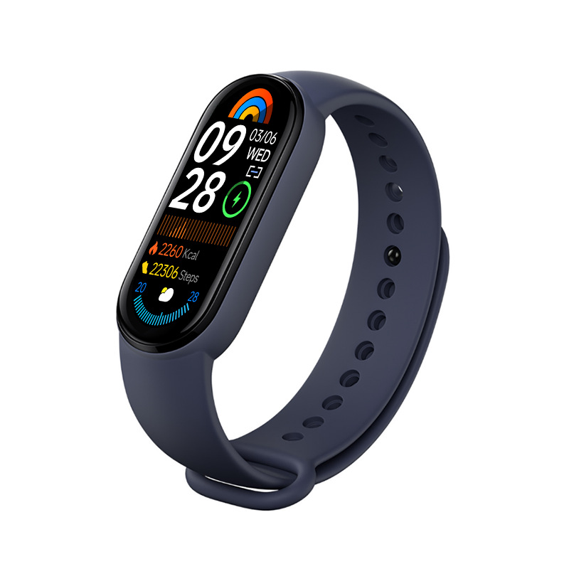 The cross-border hot new product M9 fitness step-counting smart bracelet features intelligent reminders for heart rate, blood oxygen, sleep monitoring, and is a factory gift Item Picture