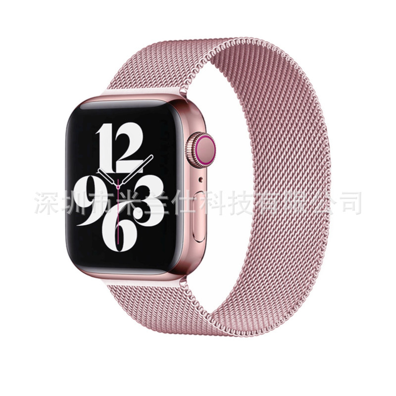 Applicable to apple iwatch23456789SE Milanese s9 Metal ultra2 watch strap manufacturer Application Scenario