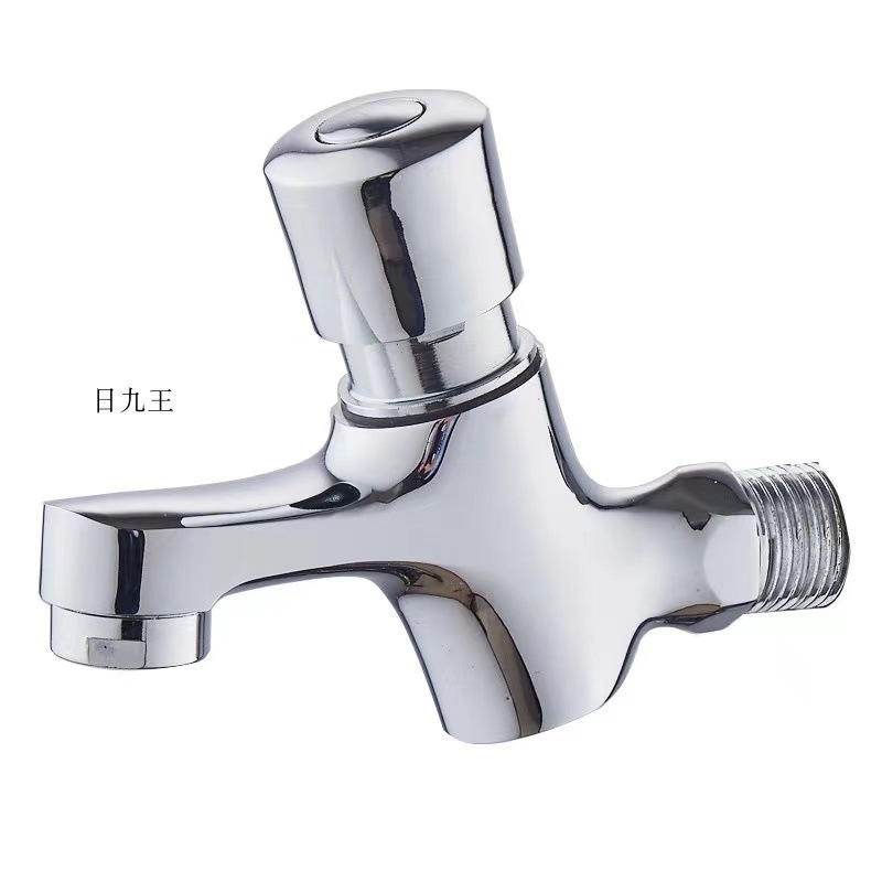 Copper washbasin press the delayed washbasin faucet, hand press the delayed faucet, public hygiene washbasin faucet Application Scenario