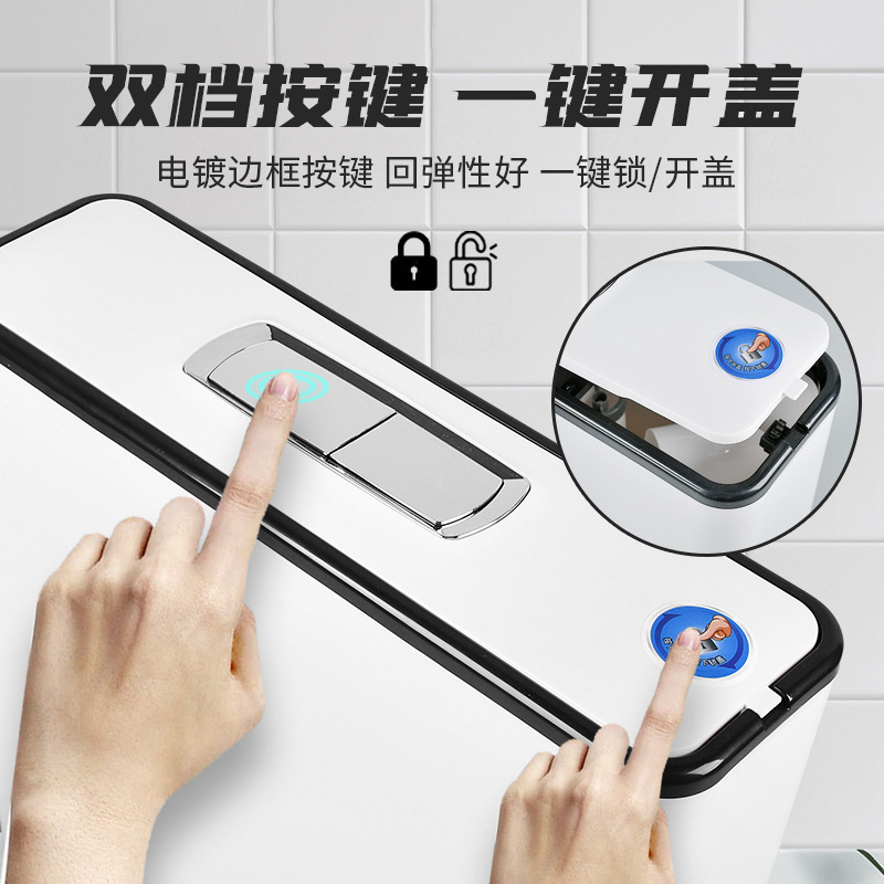 Toilet water tank project, household double-press wall-mounted toilet water tank, one-button bathroom squat toilet, squat toilet flushing water tank details Picture