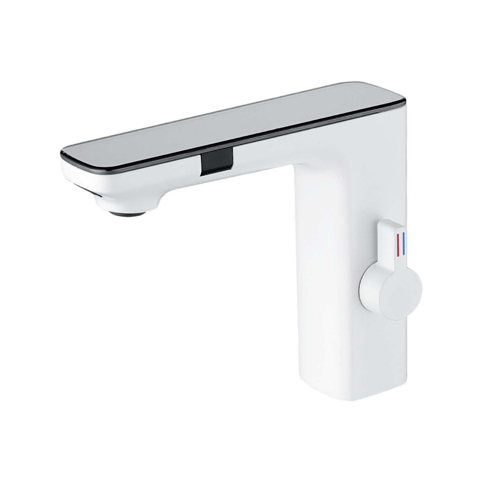 Foreign trade cold and hot fully automatic dual-mode infrared digital display sensor faucet, bathroom and washbasin sensor faucet Item Picture