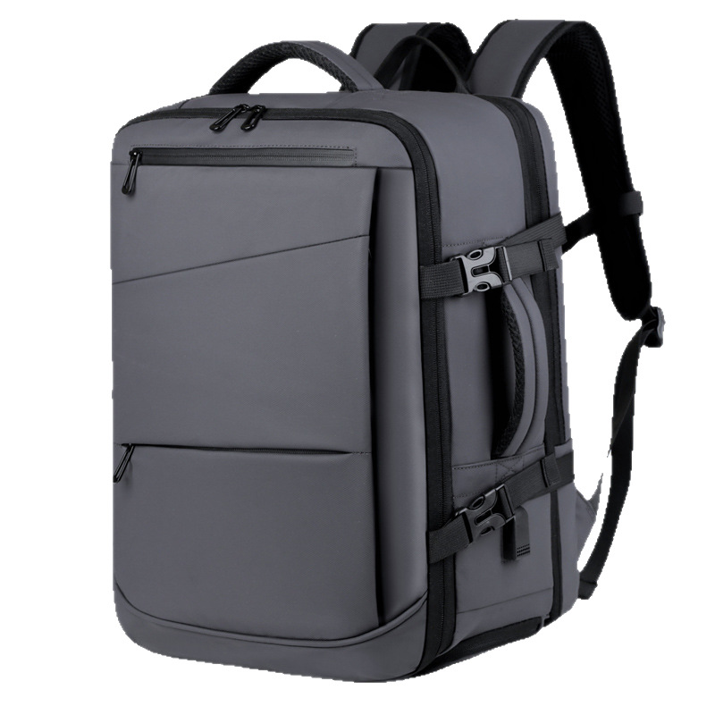 Cross-border computer bag backpack, men's style, fashionable, shoulder-carry, large-capacity commuting schoolbag, business backpack Item Picture