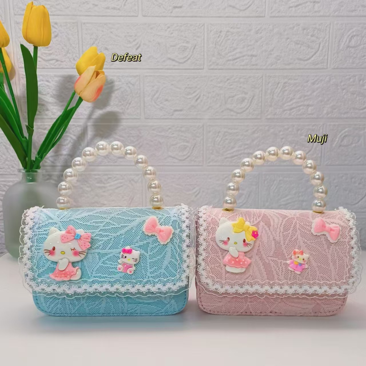 Pearl handbag, children's bag, little girl, princess bag, pearl handbag, chain bag, coin purse, single-shoulder crossbody bag Application Scenario