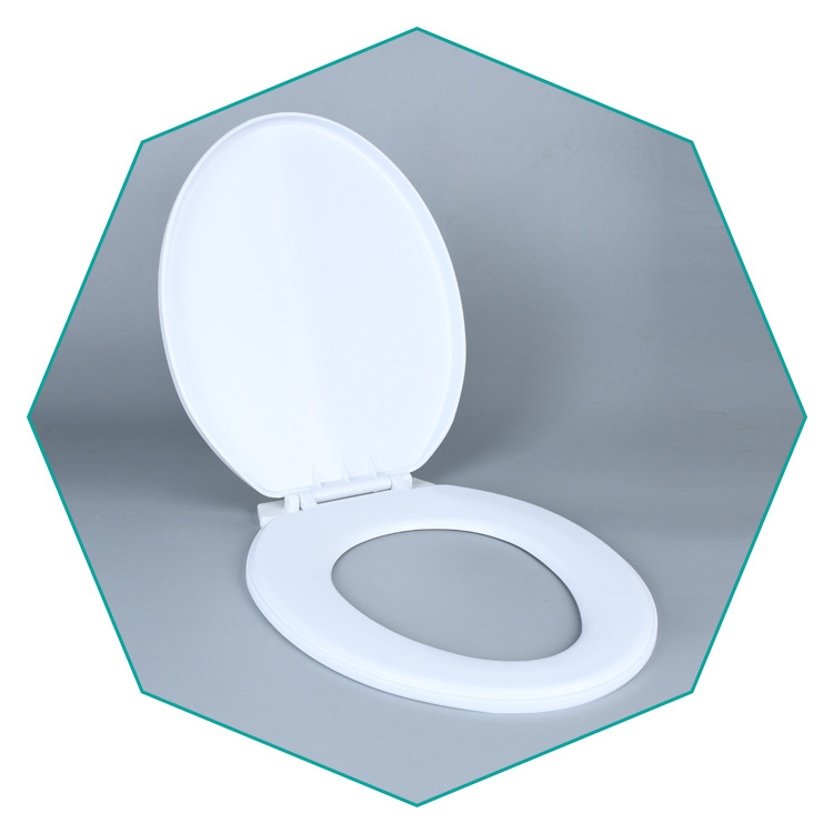 Engineering buffer V-shaped, O-shaped and U-shaped cover plates, household thickened toilet seat covers, general quick-release plastic toilet seat covers manufacturer Item Picture