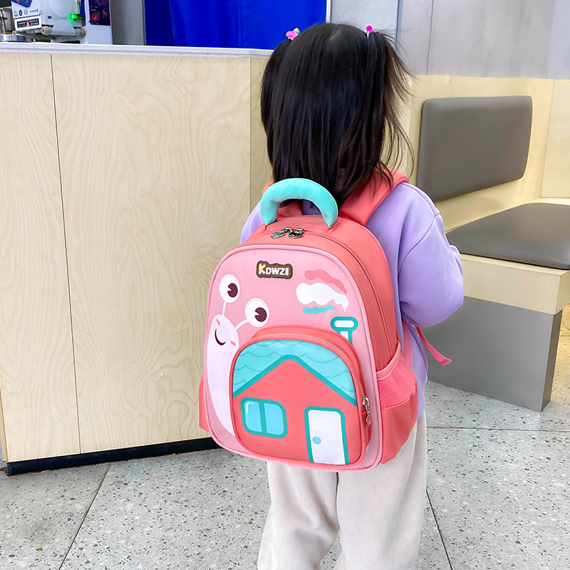 New cute cartoon kindergarten schoolbags for boys and girls aged 3-6, lightweight and lightweight children's schoolbags for export Specification drawing