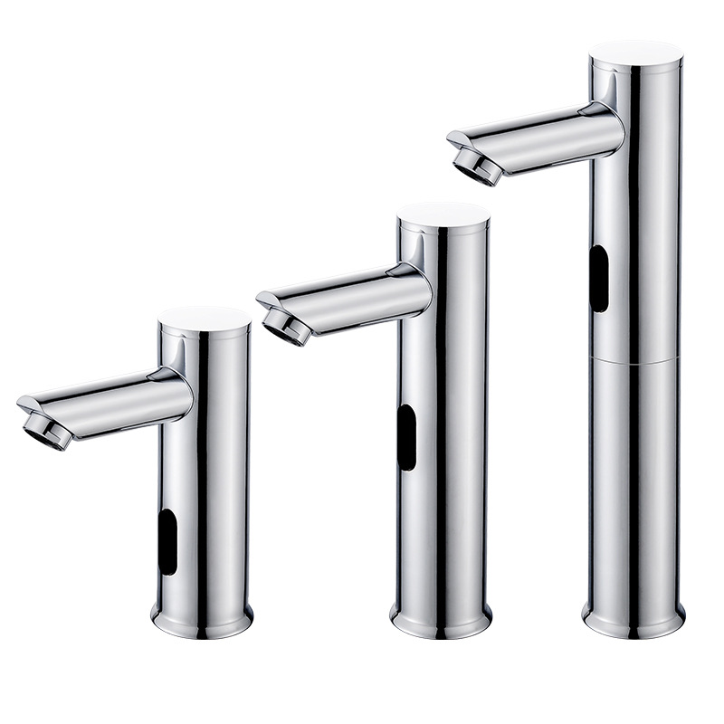 Factory wholesale of all-copper infrared smart sensor faucets, cross-border household countertop basins, washbasins and automatic hand washers Item Picture
