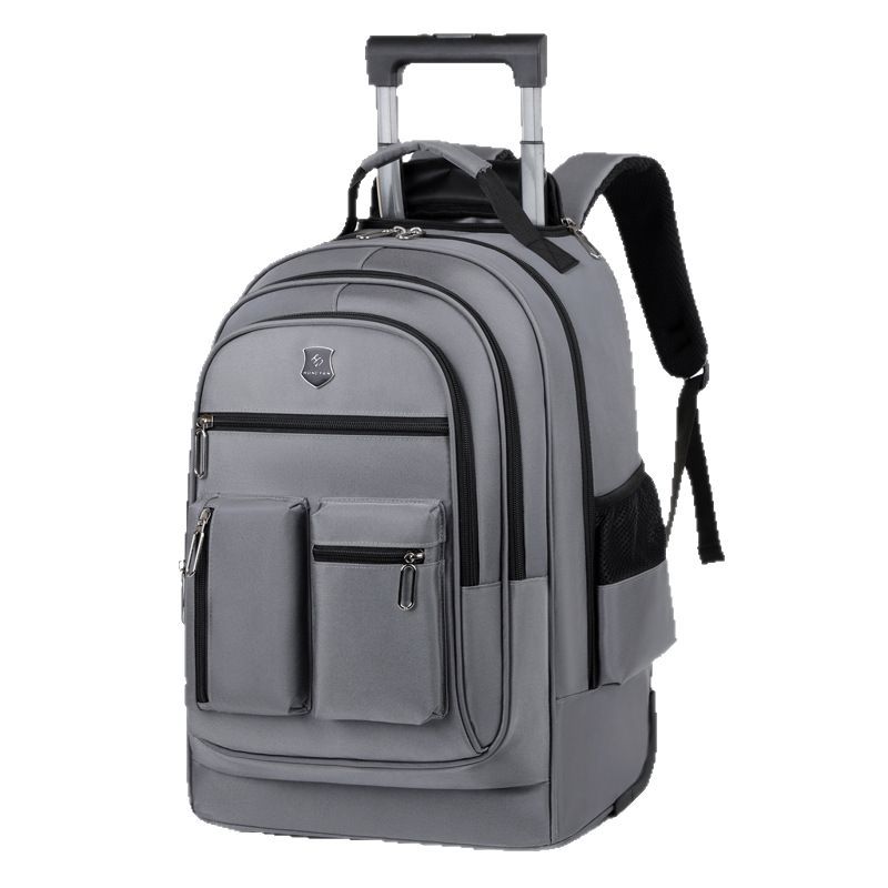 High school, junior high school and college students' trolley schoolbags, large-capacity backpacks, luggage bags for working outside, business trip registration bags Item Picture