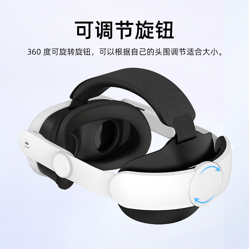 A comfortable, breathable, pressure-reducing and simple adjustable elite headset for Meta quest 3 Application Scenario