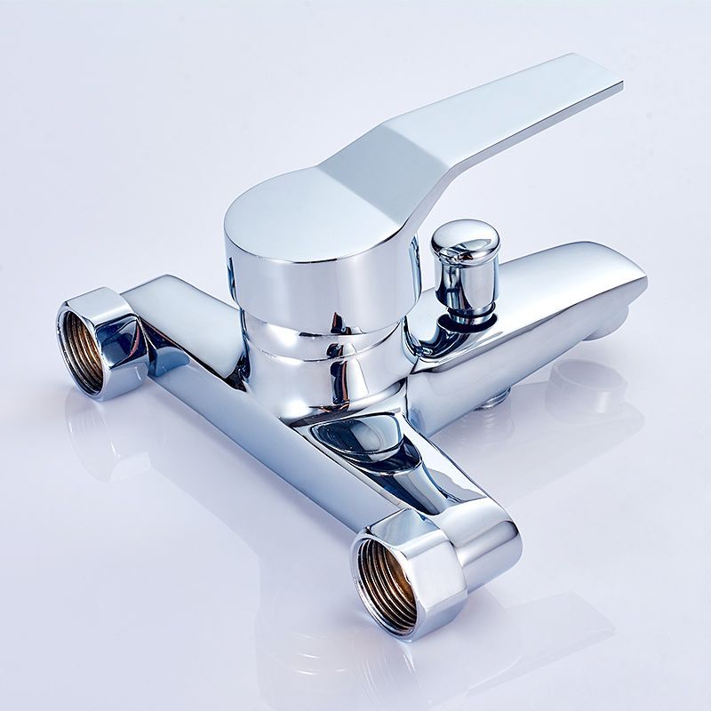 Ielts three-in-one shower faucet, bathroom switch, cold and hot water faucet, concealed installation for bathing, mixing valve, electric water heater, shower head details Picture