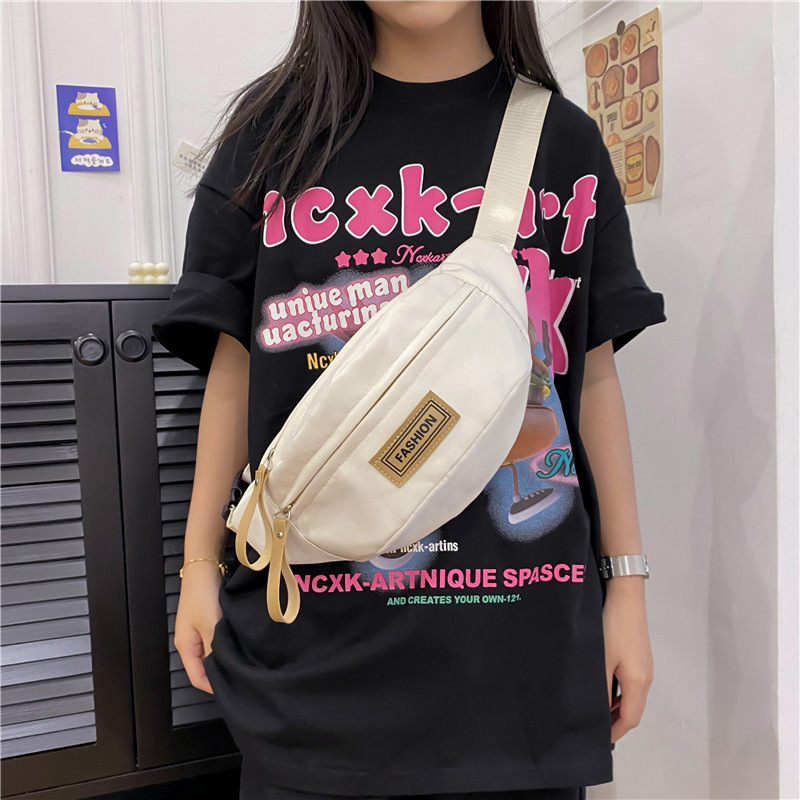 Nylon 2024 new trendy single-shoulder women's bag, fashionable crossbody bag, versatile, casual, large-capacity chest bag crossbody bag Application Scenario