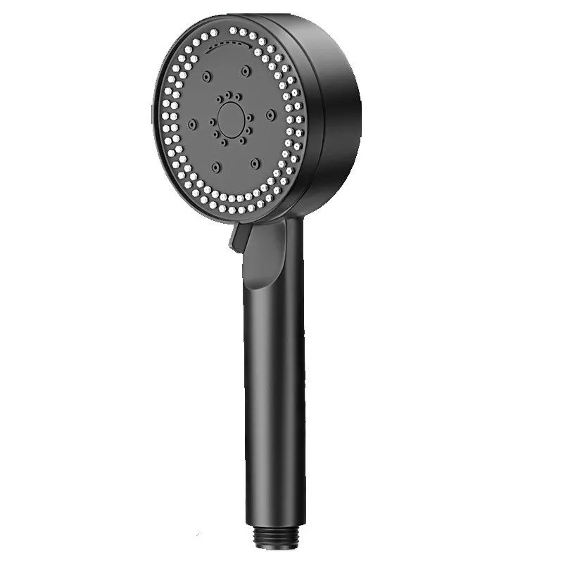 Black Knight Pressurized showerhead, 8-speed pressurized shower head, household bathroom heater, shower head Item Picture