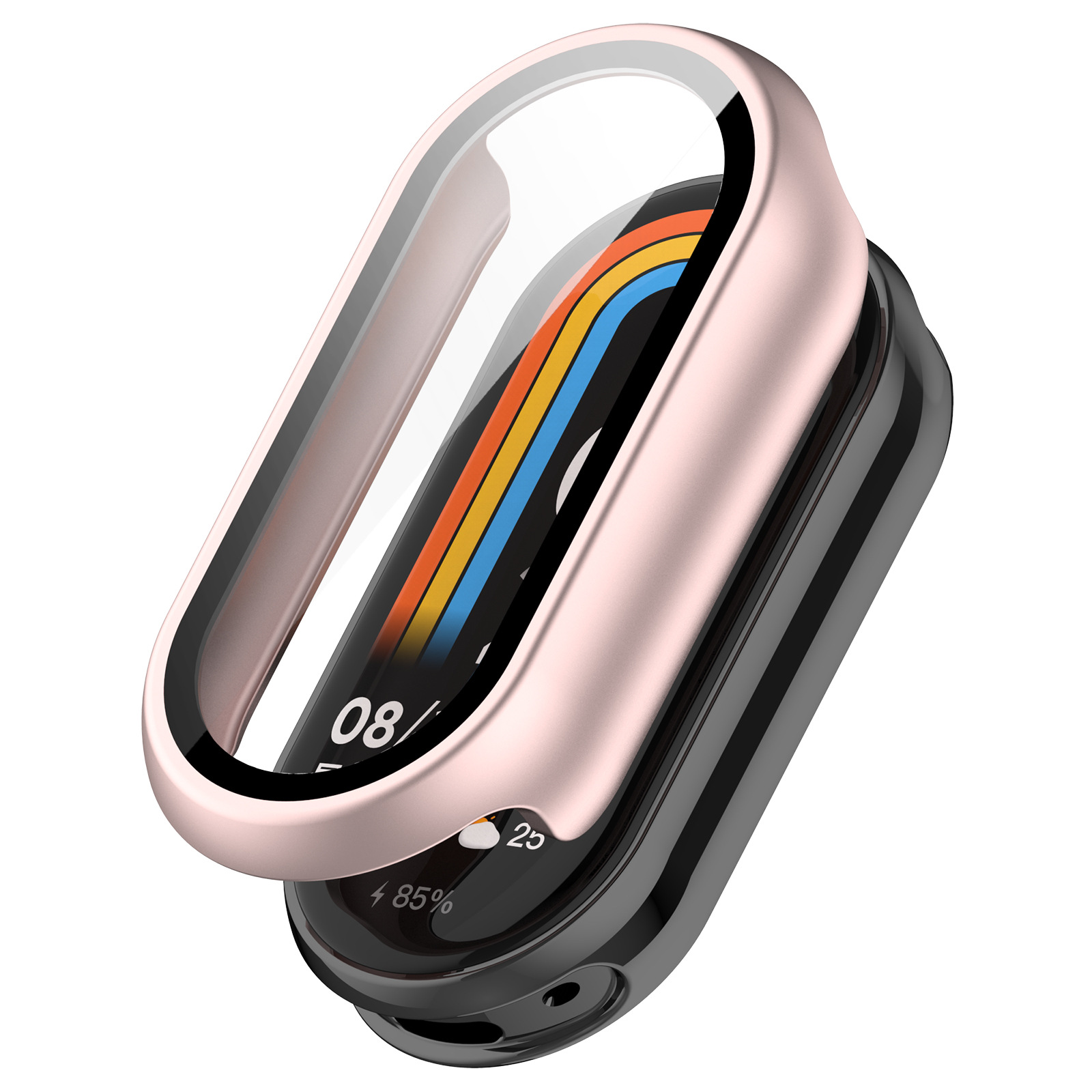 Xinyuan Shuntong is suitable for the NFC standard case and film integrated Mi 8/9 tempered film watch case of Mi Band 10 Specification drawing