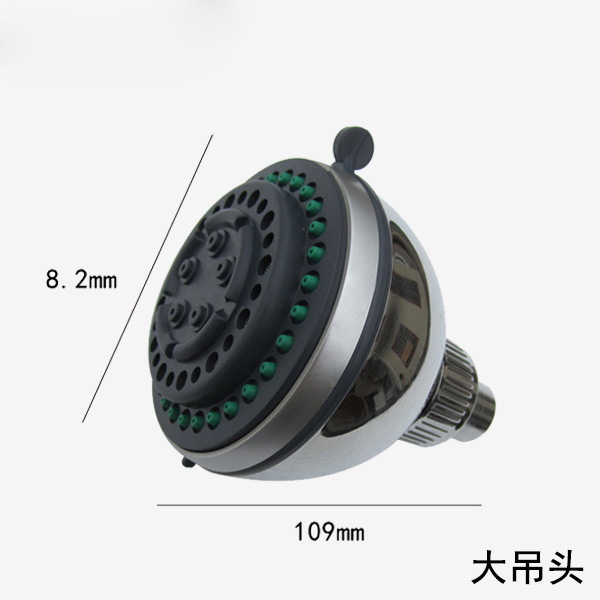 Shower head, hotel, bathroom, bathhouse, rotatable shower head, top spray, small hanging head Specification drawing