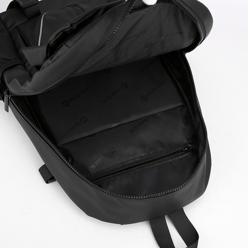 Cross-border new trendy backpacks, men's casual water-resistant travel bags, computer bags, backpacks, student schoolbags, men's bags Item Picture