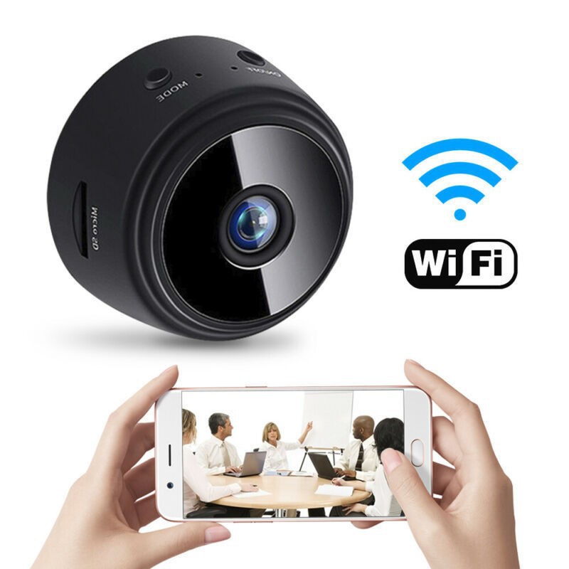 Smart wireless A9 surveillance camera card deduction home wifi wireless remote night vision A9 surveillance camera details Picture