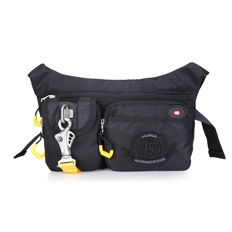 New cross-border crossbody bag, anti-theft multi-functional mobile phone bag, men's hiking crossbody bag, outdoor sports waist bag for men Item Picture