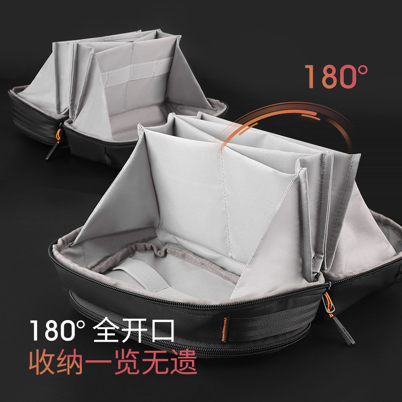 WEPOWER's new travel and travel bag, digital data cable storage bag, commuter portable single-shoulder crossbody bag Specification drawing