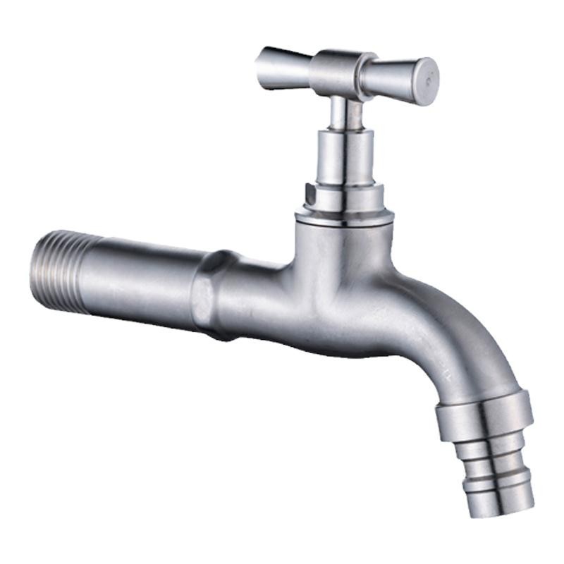 304 stainless steel old-fashioned slow-opening outdoor faucet anti-freezing and frost-resistant outdoor tap water washing machine 4-6 faucet Item Picture