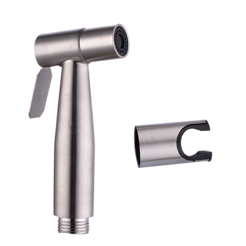 Cross-border 304 stainless steel feminine washbasin set, pressurized toilet spray gun set, blister packaging spray gun three-piece set Item Picture