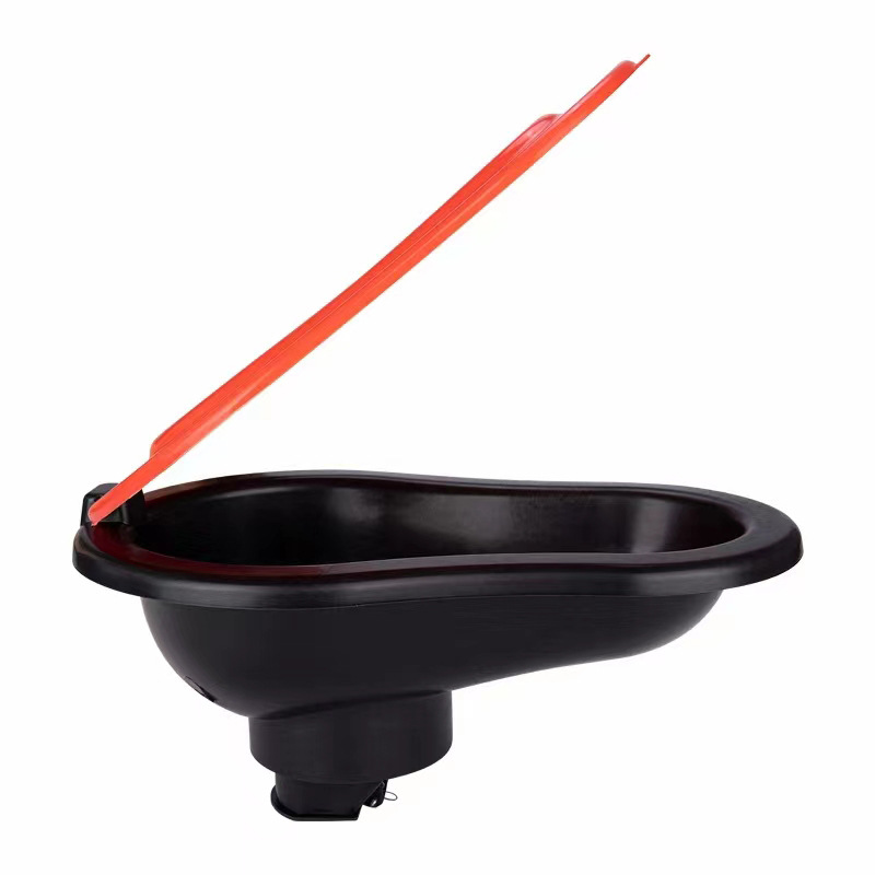 Temporary toilets for renovation, construction site urinals, simple squat toilets, plastic squat toilets, disposable squat toilets Specification drawing