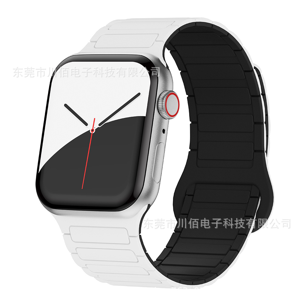 Suitable for iWatchapple S1098ULtraSE universal magnetic silicone watch strap Item Picture