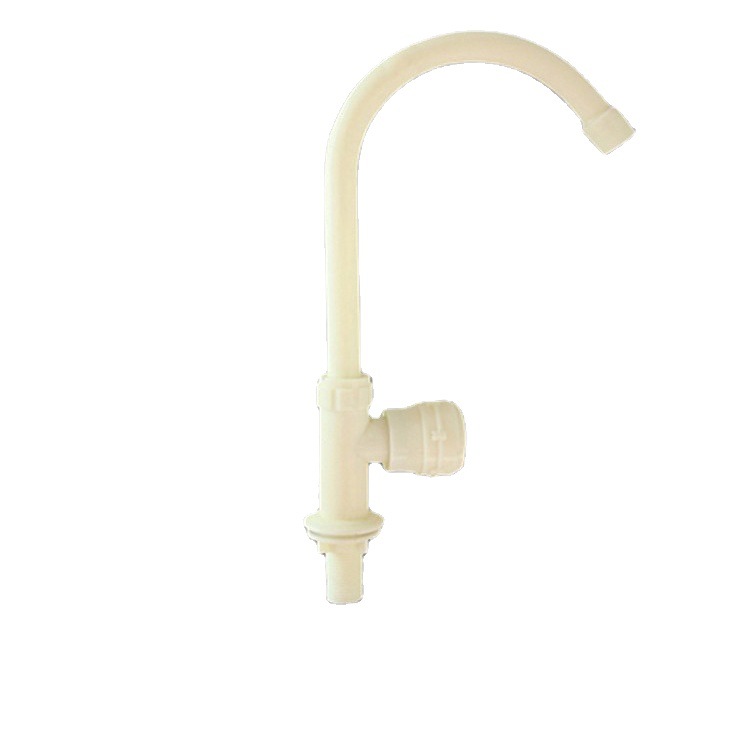 4-point plastic kitchen faucet, single-cooling sink, washing basin, sink faucet, vertical faucet, rotatable Item Picture