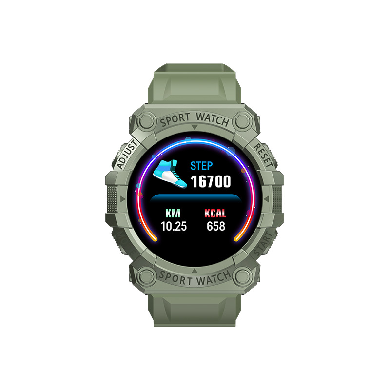Y56 Smartwatch FD68S smart bracelet, round screen, color screen, heart rate, blood pressure, music, weather, step count, sports bracelet Item Picture