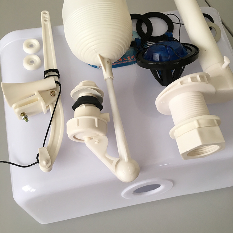 One piece of 12 sets of old-fashioned water-saving high-pressure hand-pulled water tank plastic pull rod squat toilet in Southeast Asia Application Scenario