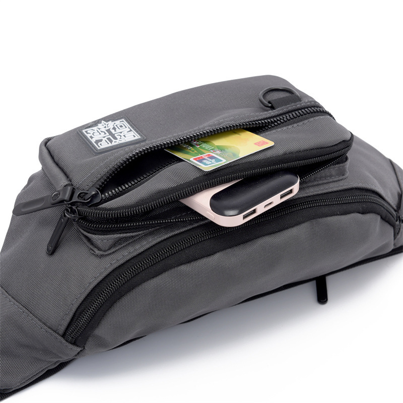 Men's Instagram trendy small bag, Japanese simple crossbody bag, men's backpack, trendy waist bag, single-shoulder bag, nylon crossbody bag Application Scenario
