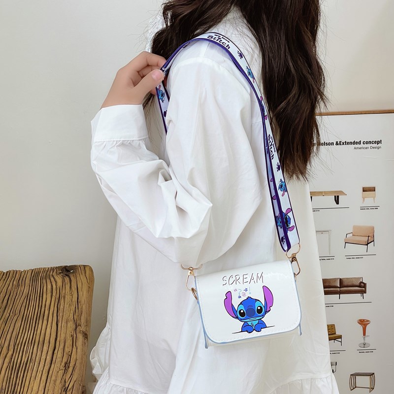 New fashionable children's single-shoulder crossbody snack bag PU cartoon cute Kuroshidi baby small bag for girls details Picture