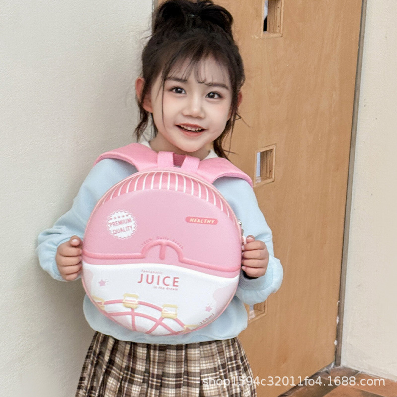 Kindergarten schoolbag cartoon eggshell for boys and girls in small and medium classes, anti-dirt and wear-resistant backpack Specification drawing