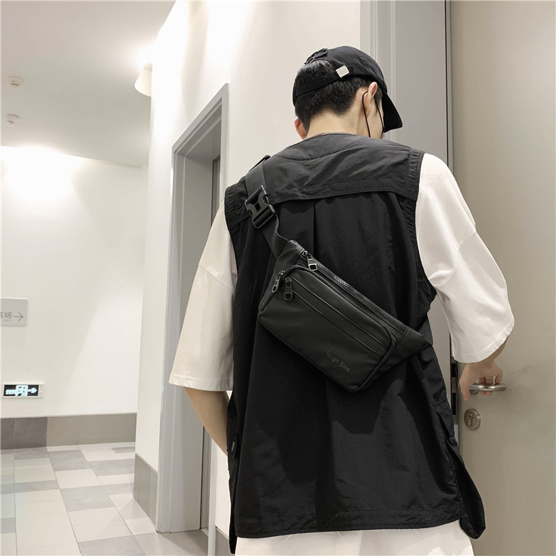 Toughslhs new men's and women's waist bags, trendy outdoor waist bags, storage bags, close-fitting anti-theft chest bags, crossbody bags details Picture