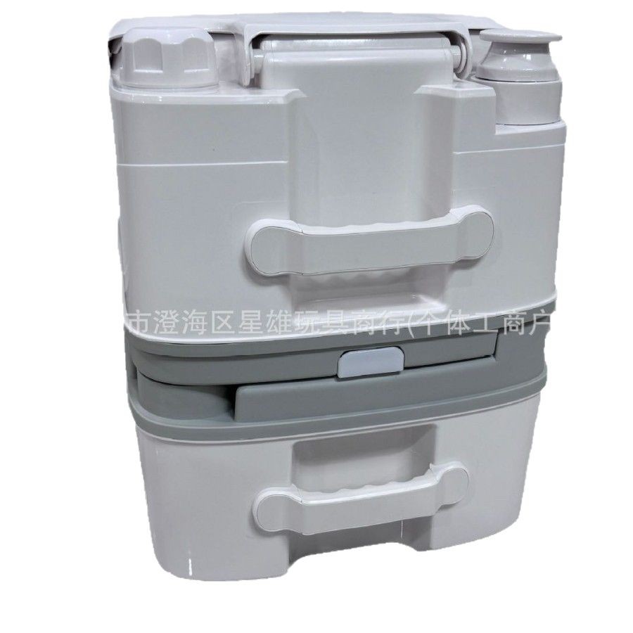 24L large-capacity toilet seat, outdoor household large mobile toilet, RV camping, ship mobile toilet Item Picture