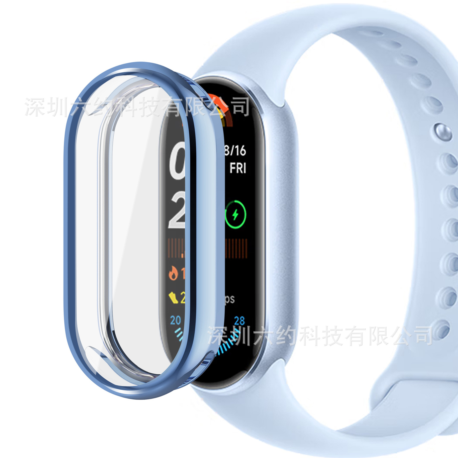 Universal electroplated soft case for Mi Band 9/10 Mi Band 9/10 all-inclusive TPU case protective cover details Picture