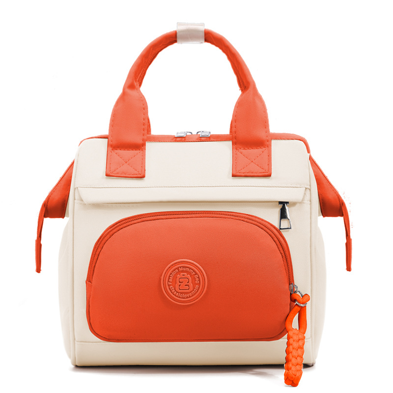 A portable small bag for women, a light backpack for shopping and commuting, fashionable Oxford fabric, a backpack for strolling kids, a mommy bag, a baby bag Specification drawing